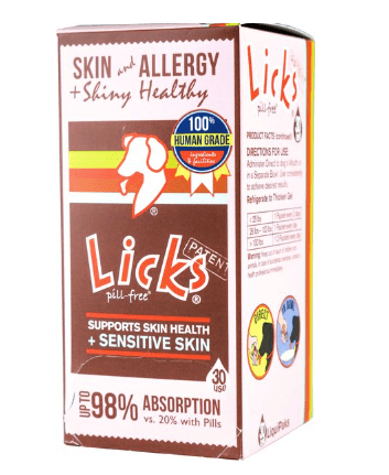 Licks Pill-Free SKIN & ALLERGY Dog Supplement